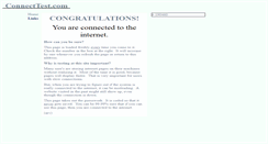 Desktop Screenshot of connecttest.com